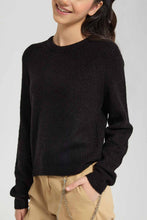 Load image into Gallery viewer, Redtag-Black-Basic-Pullover-Category:Pullovers,-Colour:Black,-Deals:New-In,-Filter:Senior-Girls-(9-to-14-Yrs),-GSR-Pullovers,-New-In-GSR-APL,-Non-Sale,-Section:Girls-(0-to-14Yrs),-TBL,-W22B-Senior-Girls-9 to 14 Years
