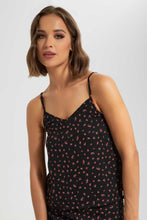 تنزيل الصورة على معرض الصور، Black Pink Cami Top
