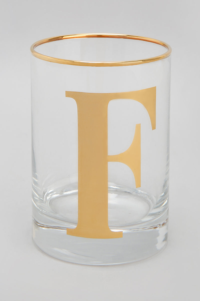 Alphabet Glass - F - REDTAG