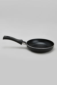 مقلاة ألومنيوم صغيرة غير لاصقة سوداء اللون (14 سم)