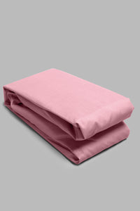 Pink Fitted Sheet (Double Size)