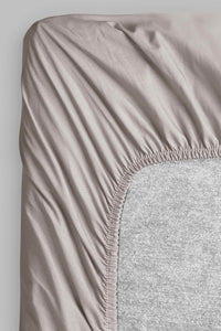 Beige Fitted Sheet (Single Size)