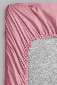 Pink Fitted Sheet (Double Size)