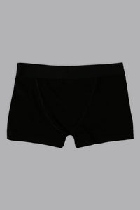 Black/Navy/Burgundy Boxer Briefs (Pack of 3)