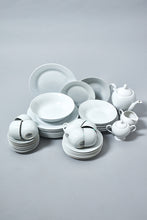 Load image into Gallery viewer, White Plain Porcelain Dinner Set (47-Piece) - REDTAG
