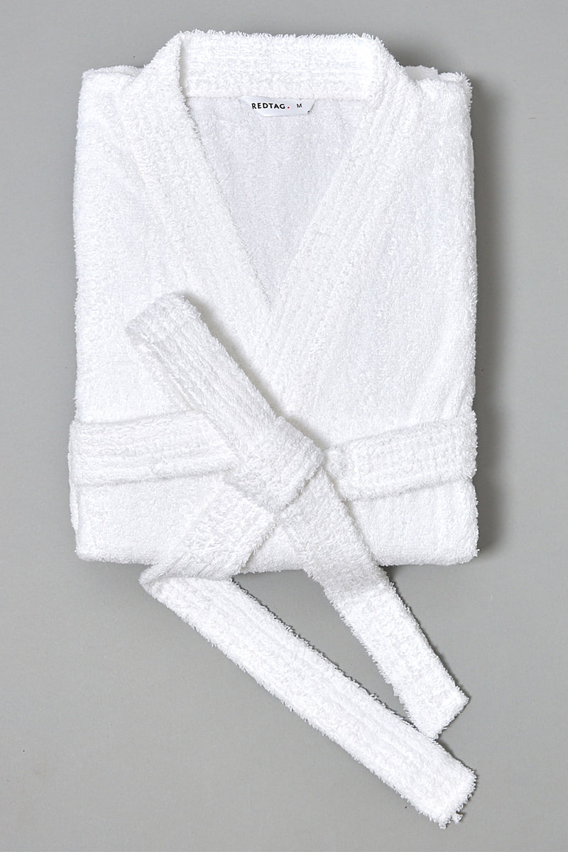 White Kimono Bathrobe - REDTAG