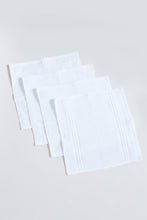 تنزيل الصورة على معرض الصور، White Soft Cotton Face Towel Set (4 Piece) - REDTAG
