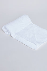 White Soft Cotton Bath Towel - REDTAG