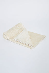 Beige Soft Cotton Hand Towel - REDTAG