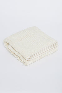 Beige Soft Cotton Bath Towel - REDTAG