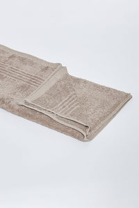 Taupe Soft Cotton Hand Towel - REDTAG