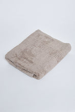 تنزيل الصورة على معرض الصور، Taupe Soft Cotton Bath Towel - REDTAG
