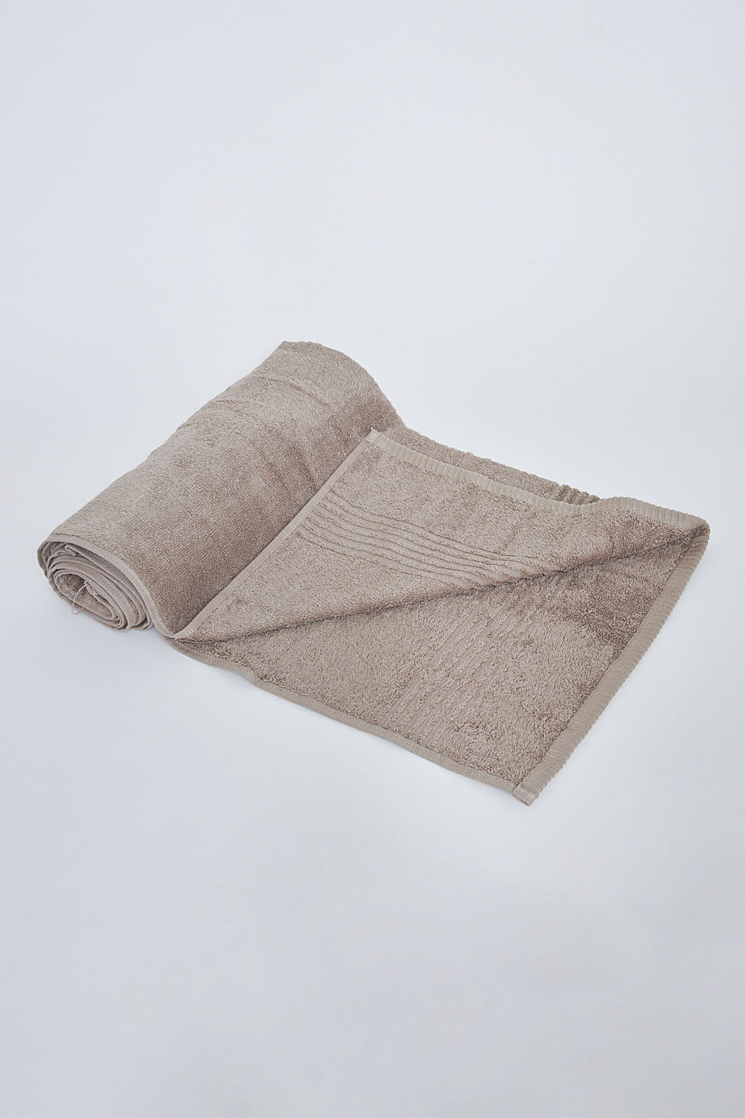 Taupe Soft Cotton Bath Towel - REDTAG