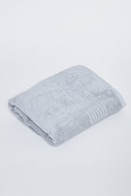 تنزيل الصورة على معرض الصور، Grey Soft Cotton Bath Towel - REDTAG
