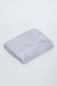 Grey Soft Cotton Bath Towel - REDTAG