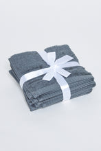 Load image into Gallery viewer, Grey Soft Cotton Face Towel Set (4 Piece) - REDTAG
