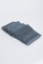 Load image into Gallery viewer, Grey Soft Cotton Face Towel Set (4 Piece) - REDTAG
