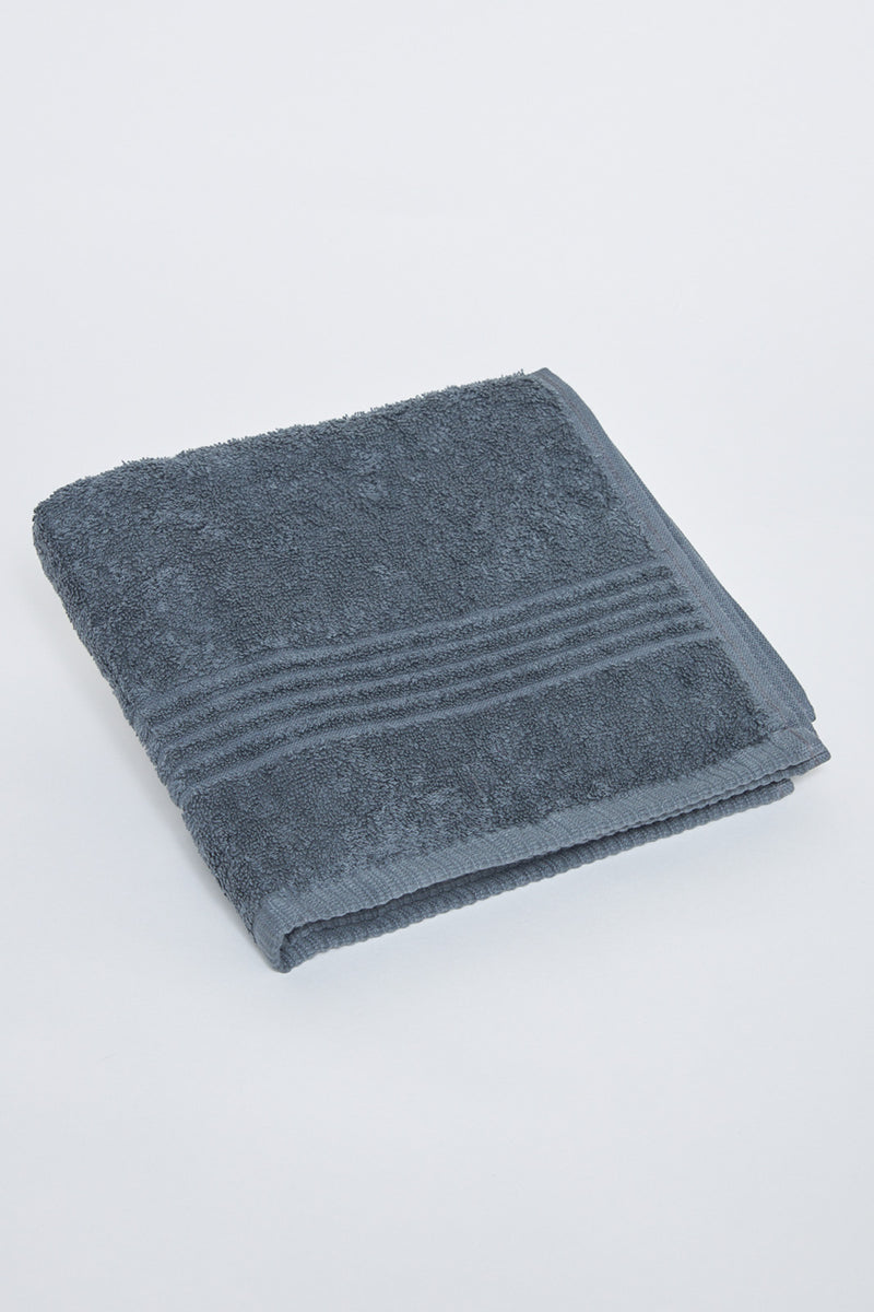 Grey Soft Cotton Hand Towel - REDTAG