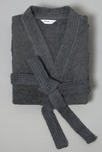 تنزيل الصورة على معرض الصور، Dark Grey Kimono Bathrobe - REDTAG
