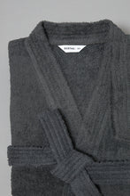 تنزيل الصورة على معرض الصور، Dark Grey Kimono Bathrobe - REDTAG
