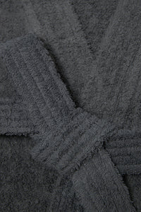 Dark Grey Kimono Bathrobe - REDTAG