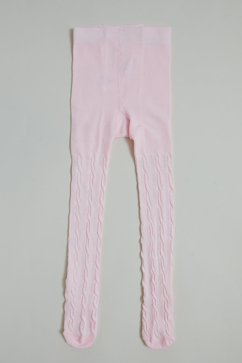 Pink Textured Tight