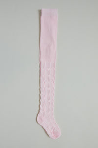 Pink Textured Tight