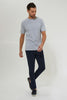 Grey Plain Crew Neck T-Shirt - REDTAG