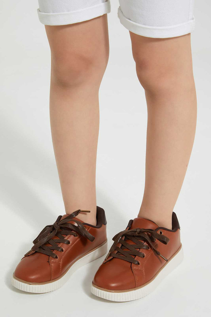 Tan Lace Up Sneaker