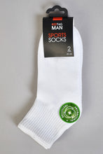 Load image into Gallery viewer, White Sports Socks (Pack of 2)
