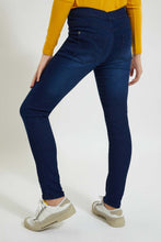 Load image into Gallery viewer, Navy Basic Jegging
