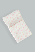 Load image into Gallery viewer, Cream Double-Sided Blanket With Elephant Print
