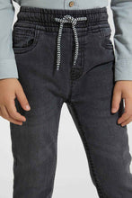 Load image into Gallery viewer, Charcoal Elasticated Waist Jean
