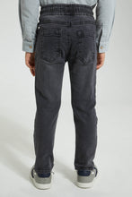 Load image into Gallery viewer, Charcoal Elasticated Waist Jean
