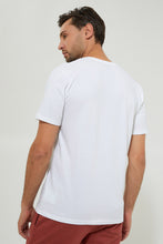 Load image into Gallery viewer, White V-Neck Basic T-Shirt
