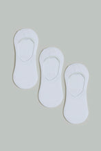 Load image into Gallery viewer, White Invisible Socks (3-Pack)
